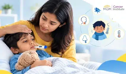 Parent caring for a child who keeps getting sick