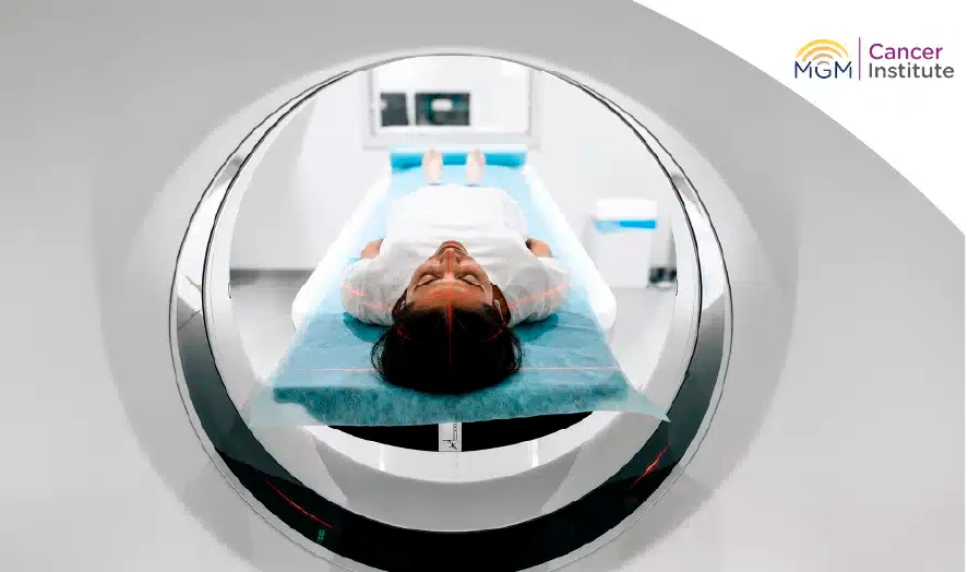 Gallium PET CT scan process showing cancer detection imaging